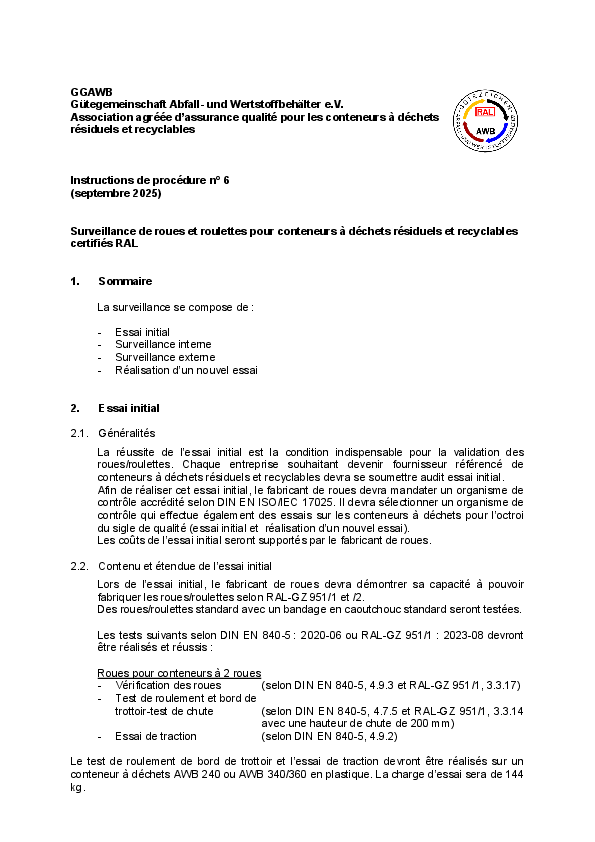 Verfahrensanweisung_Nr_6_Septmeber_2025_FR